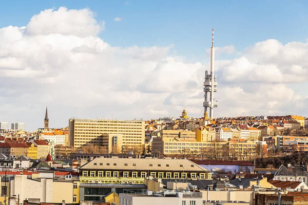 Česká Republika Praha Březen2018 Evropa Staré Město Praha Pohled Střechu — Stock fotografie