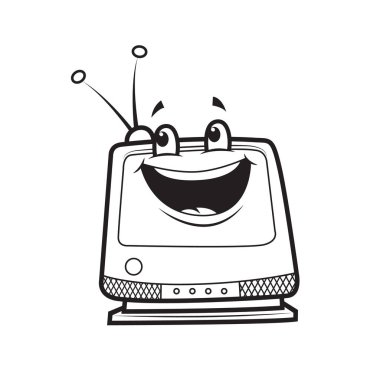 televizyon karakter siyah ve beyaz