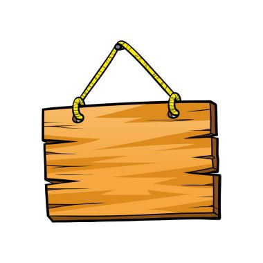 ahşap işareti illüstrasyon tasarımı