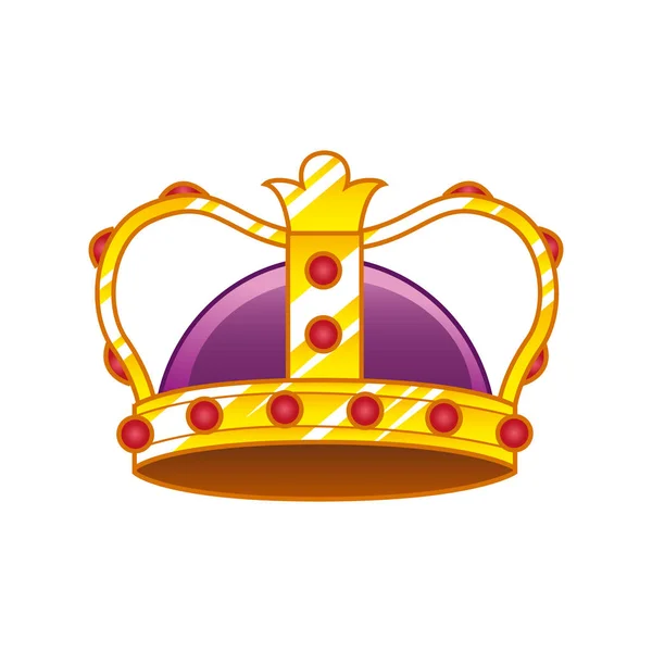 King crown illustration design — Stock Vector