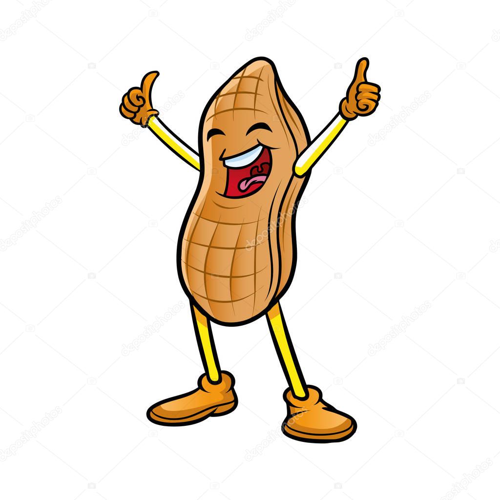peanut character illustration design