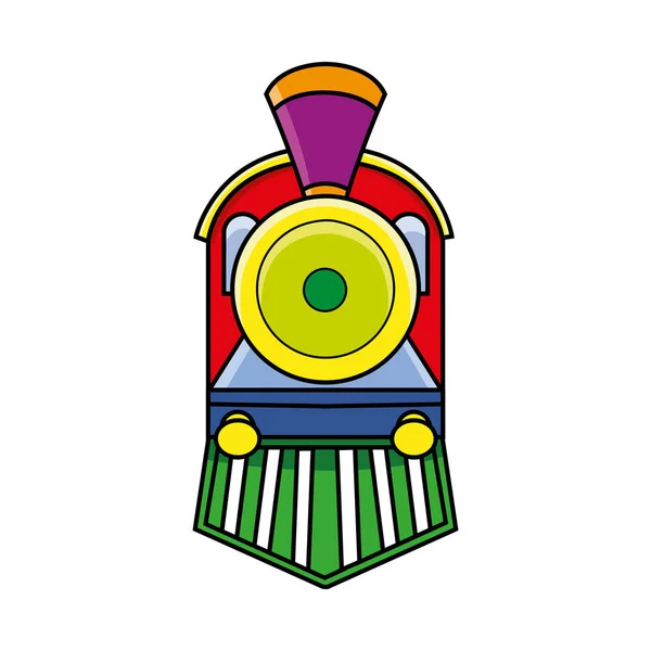 lokomotif tren Önden Görünüm