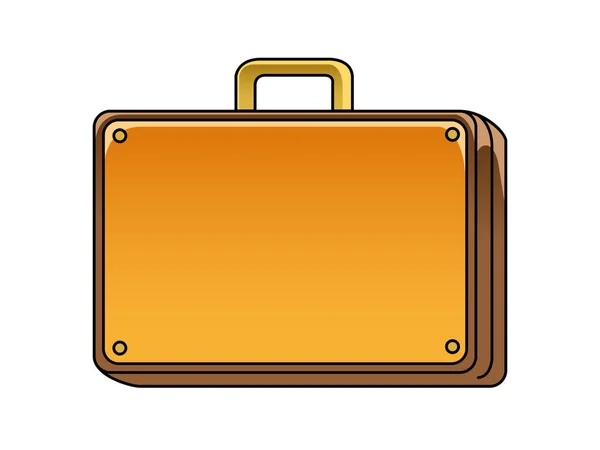 Suitcase color illustration design — Stock Vector