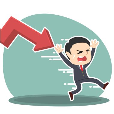 işadamı tarafından grafik takip ediliyor