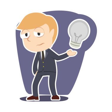 onun hiçbir fikri sunulması iş adamı