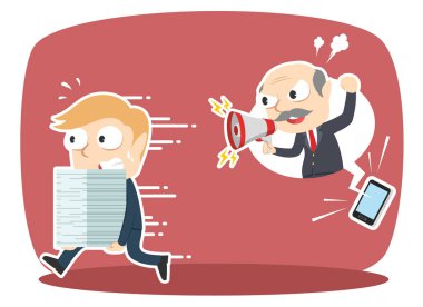 işadamı panik patronu aradı