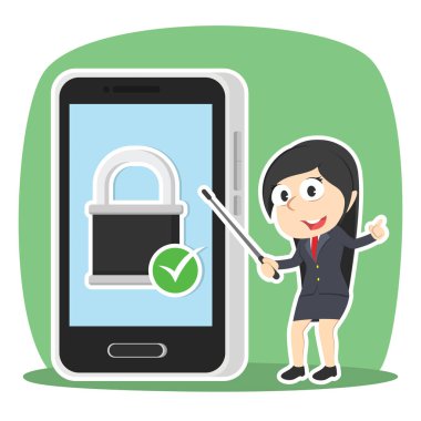 işkadını sunan güvenli smartphone