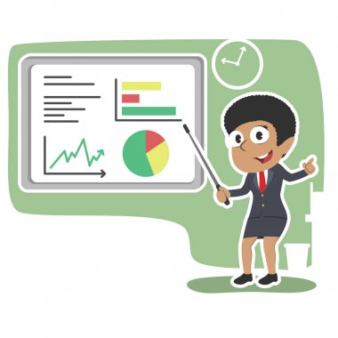 Afrika işkadını sunu yapma