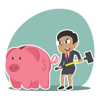 Afrika işkadını kumbara kıracak