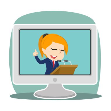 Televizyonda konuşma işkadını