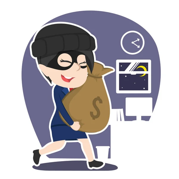şirket para çaldığını Asya hırsız iş kadını