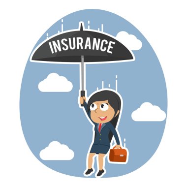 Hint işkadını sigorta şemsiye ile paraşütle atlama