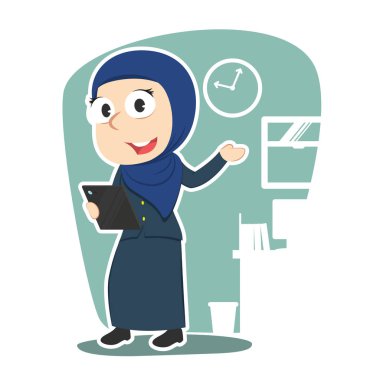 Arap işkadını holding tablet 