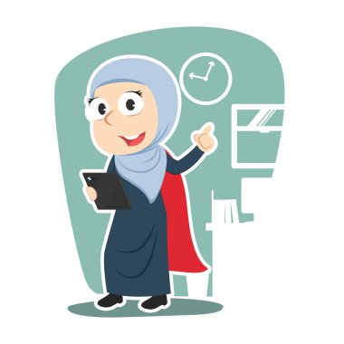 Süper Arap işkadını holding tablet