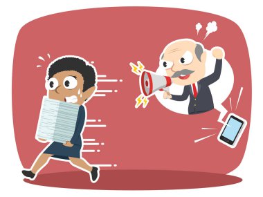 Afrika işkadını panik patronu aradı