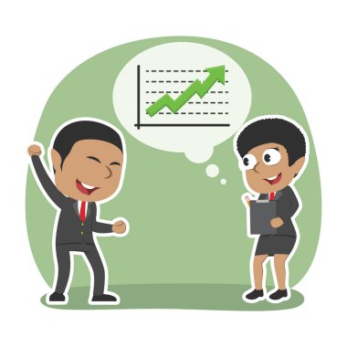 Afrika işkadını grafik patronuyla sunulması