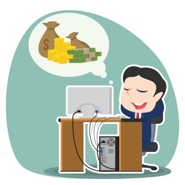 para hakkında düşünme rahatlatıcı Asya iş adamı