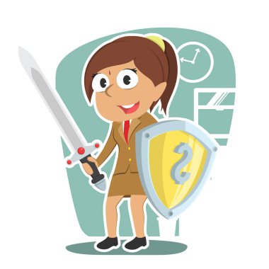 Hint işkadını para kalkan ve kılıç holding