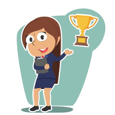 Hint işkadını sunan kupa