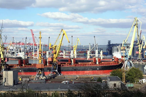 Sea freight port of Odessa — Stock Photo, Image