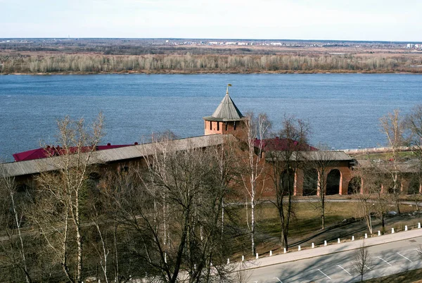 Vista del Kremlin en Nizhny Novgorod —  Fotos de Stock