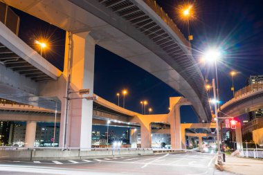 Kavşağı'nda Japonya gece görünümü