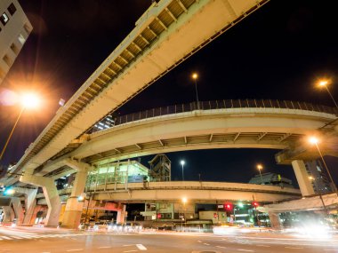 Kavşağı'nda Japonya gece görünümü