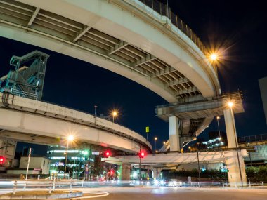 Kavşağı'nda Japonya gece görünümü