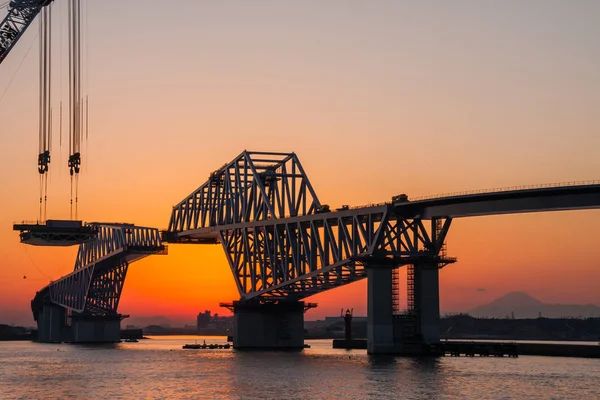 Tokyo Gate Bridge Paysage du soir — Photo