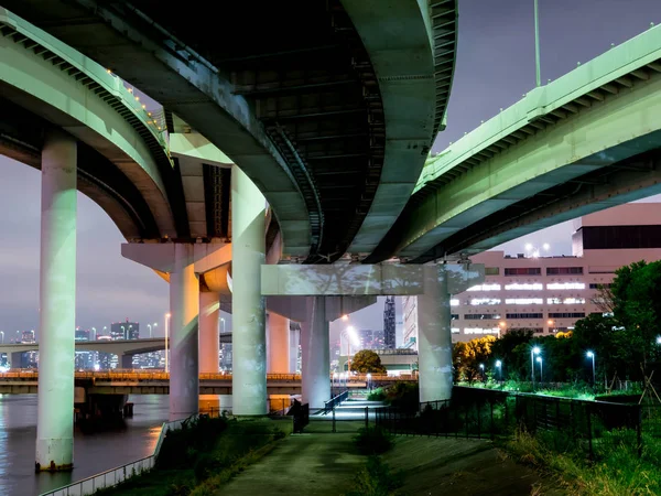 Junction en Japón Vista nocturna —  Fotos de Stock