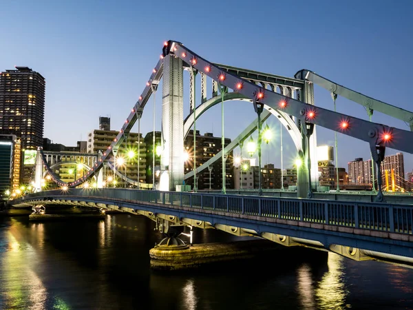Bridge night view in Japan