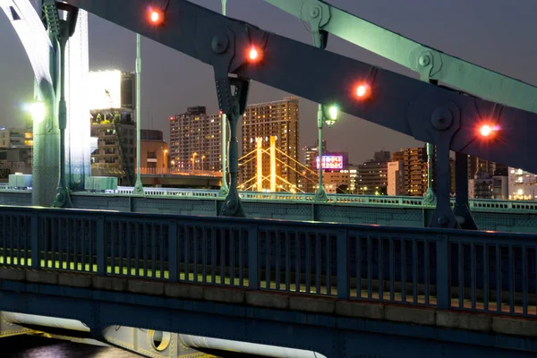 Bridge night view in Japan