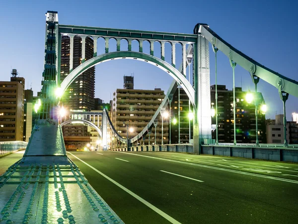 在日本桥夜景 — 图库照片