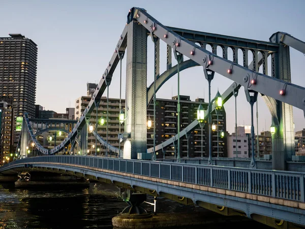 Bridge night view in Japan