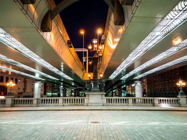 Bridge night view in Japan