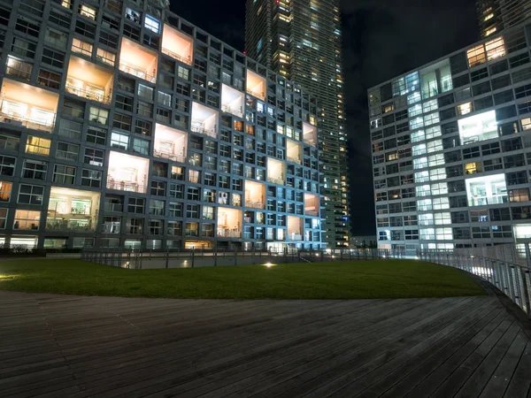 Housing complex Night View — Stock Photo, Image