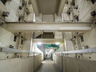 Konut Kompleksi gece görünümü