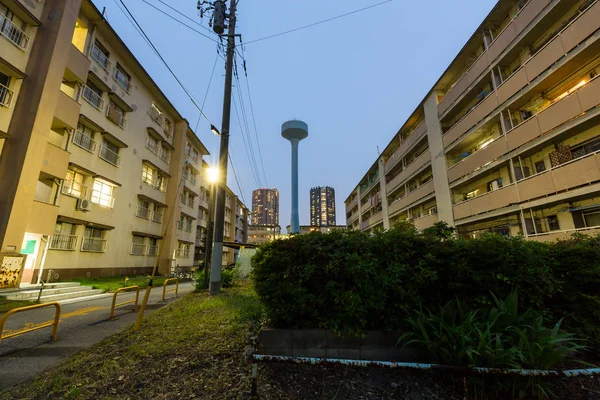 Housing complex Night View — Stock Photo, Image