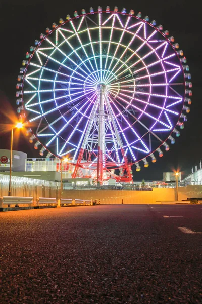 Grande roue Vue de nuit — Photo