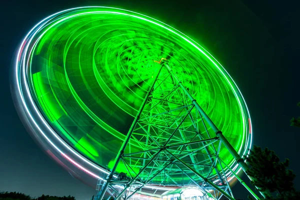 Ferris wheel Night view — Stock Photo, Image