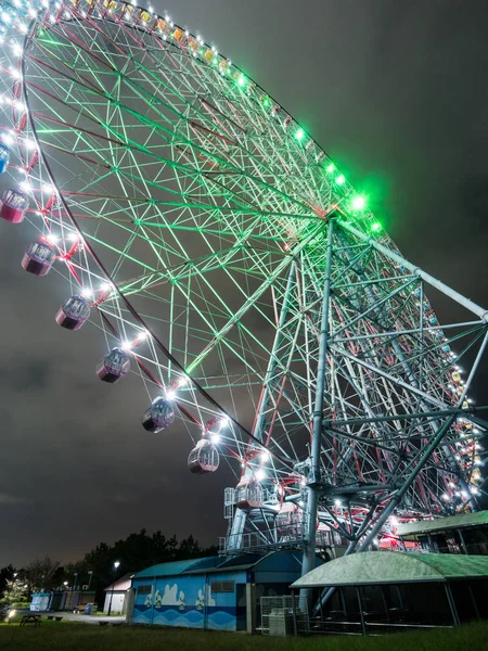 Rueda de la fortuna Vista nocturna — Foto de Stock