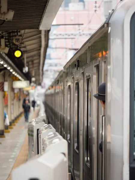 Ferroviária em Japão Tokyo — Fotografia de Stock