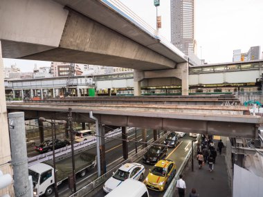 Tokyo shibuya manzara