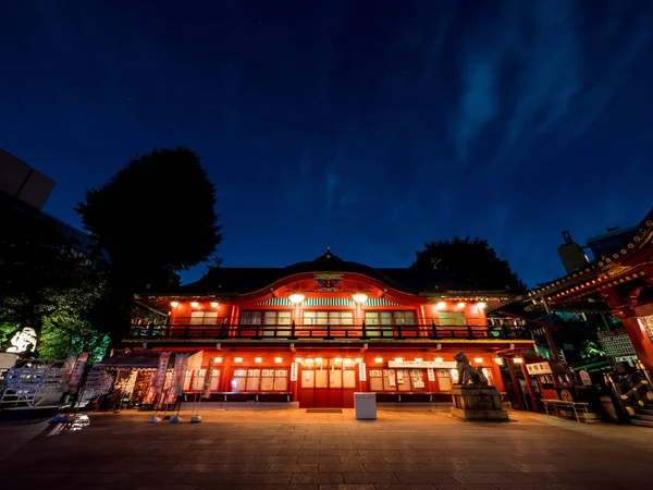 Japon Kanda Myojin vue de la nuit — Photo