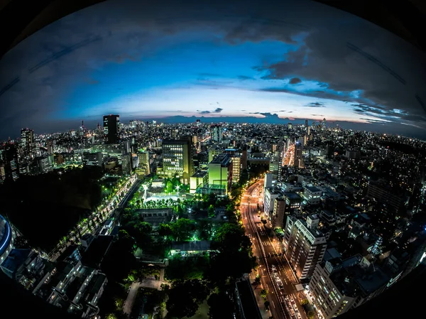 Japonya'da gözlem odası gece görünümü — Stok fotoğraf