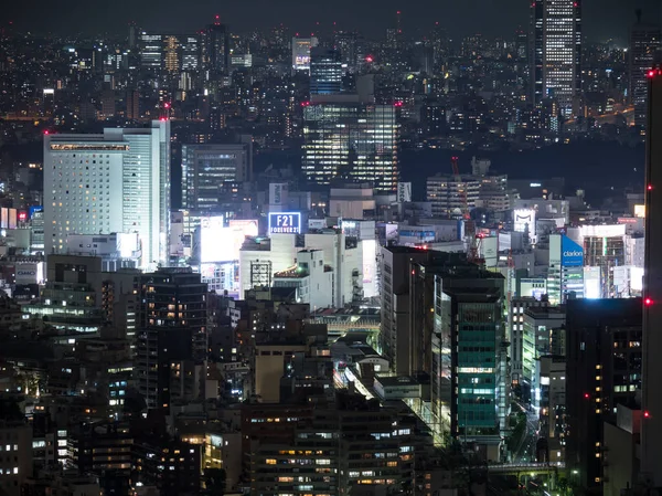 Sala de observação vista noturna no Japão — Fotografia de Stock