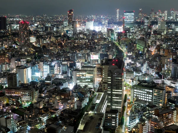 Sala de observação vista noturna no Japão — Fotografia de Stock