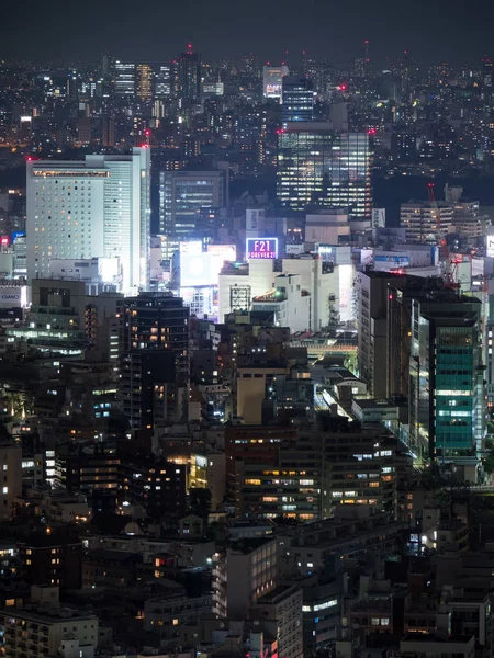 Sala de observação vista noturna no Japão — Fotografia de Stock