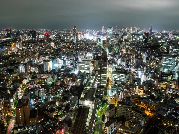 Habitación de observación vista nocturna en Japón —  Fotos de Stock