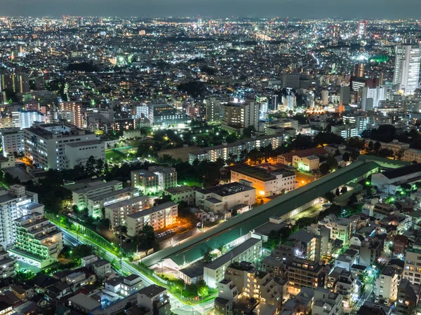 Japonya'da gözlem odası gece görünümü — Stok fotoğraf